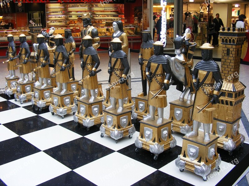 Chess Figures Game Berlin Germany