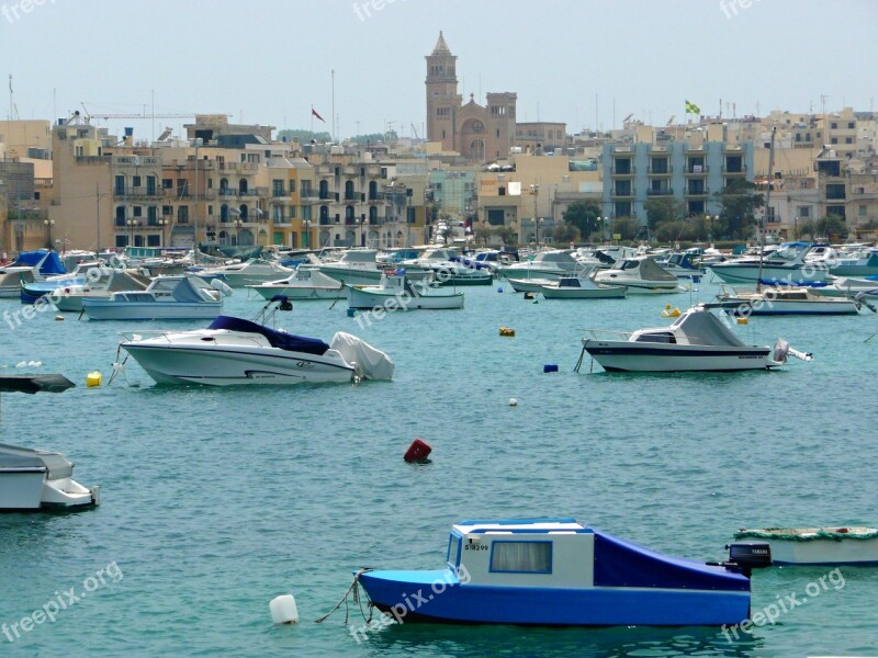 Mortar Marsaxlokk Marsaxlokk Matla Ship Sea