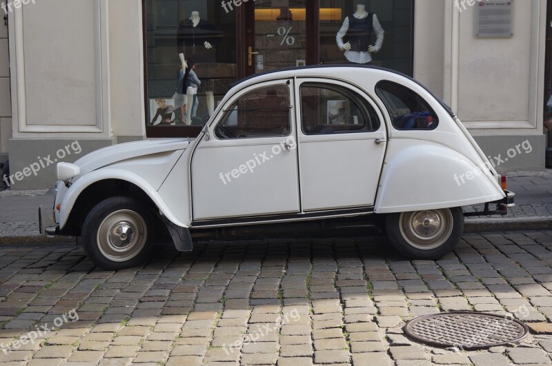 Car Citroën Poznan Poland The Old Town