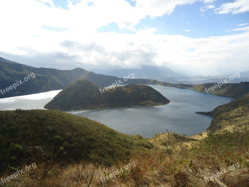 Laguna Yuyucocha Imbabura Ecuador Free Photos