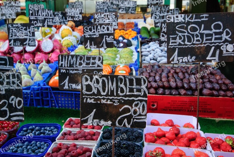 Market Fruits Fruit Food Fruit Stand