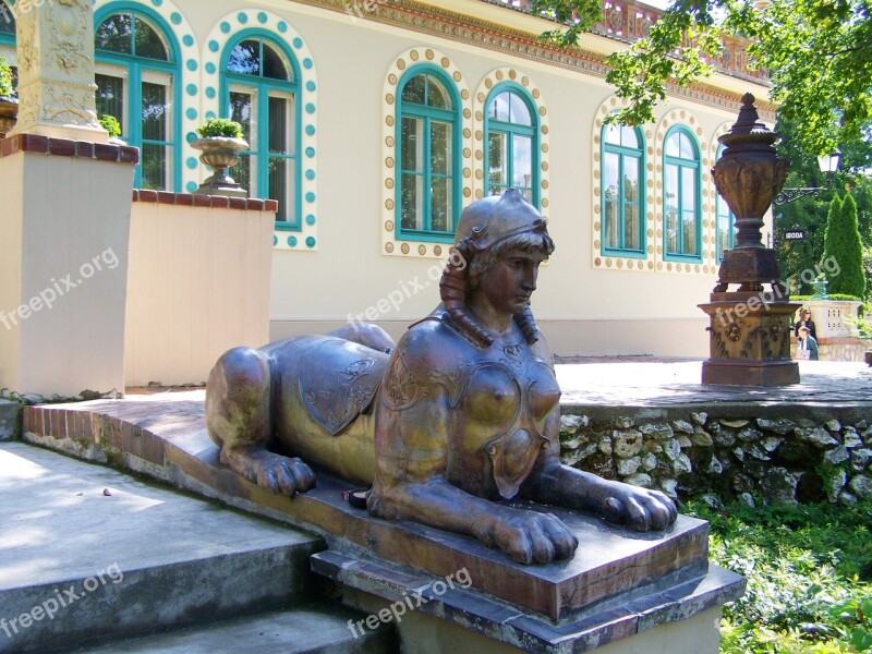 Sphinx Statue Zsolnay Cultural Quarter Pecs Free Photos