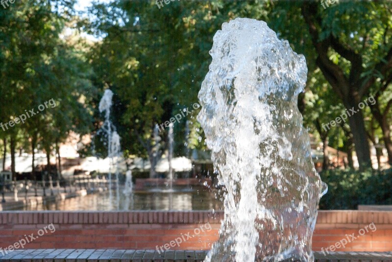 Source Park Water Pond Fountain Pond