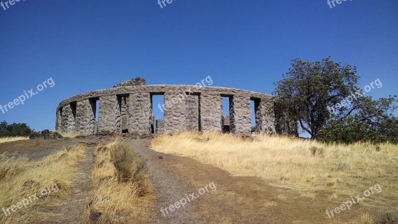 Stonehenge Maryhill Washington Memorial Columbia