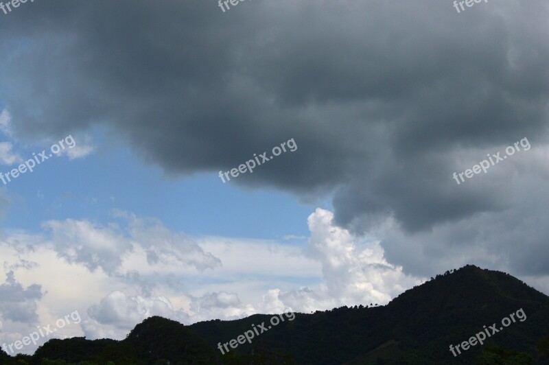 Mountain The Scenery Natural Cloud Sky