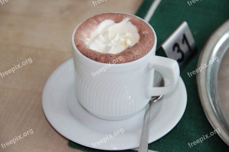 Breakfast Chocolate Cup Cup Of Coffee Coffee Break