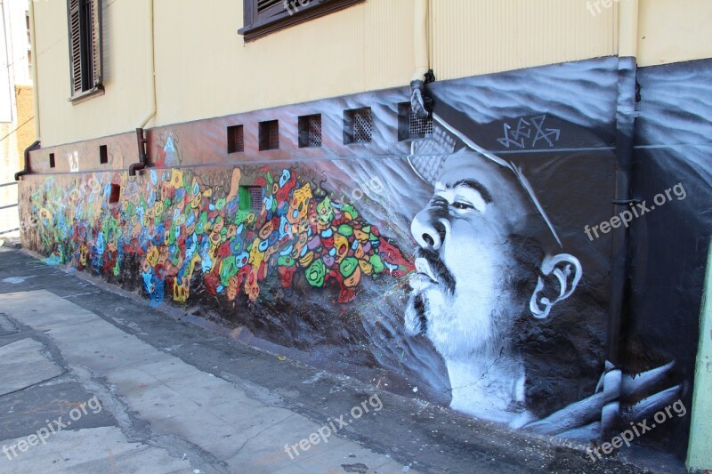 Graffiti Wall Painting Mural Urban Art