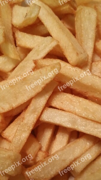 Food Fries Potatoes French Fries Fast Food