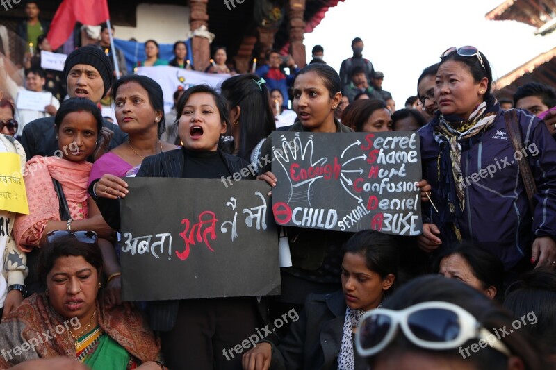 Protest Basantapur Kathmandu Free Photos