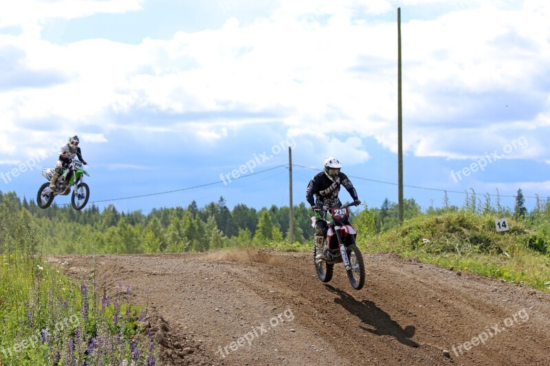 Motocross Motorcycle Offroad Motorbike Race