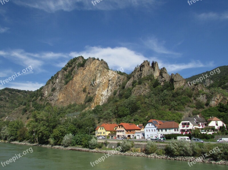 Panorama Landscape Danube Valley Austria Wachau