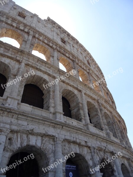 Rome Coliseum Italy Antique Monument