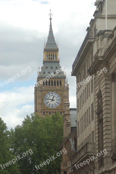 London England The London Eye Street View