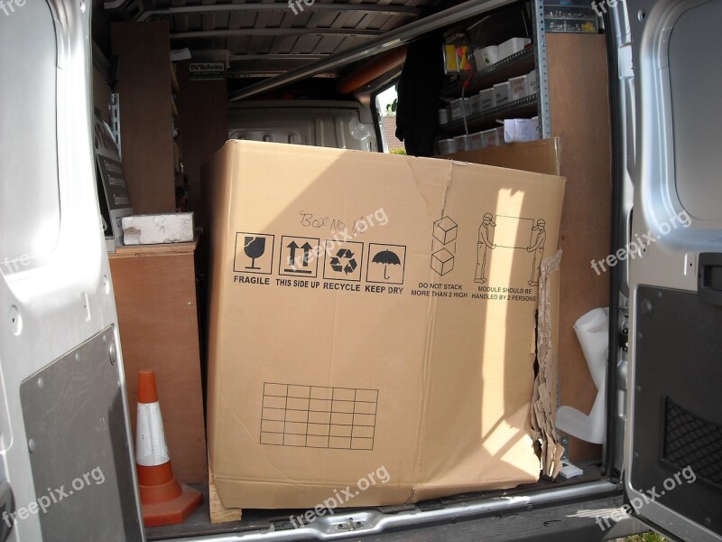 Solar Panels Packing Cardboard Transport Free Photos