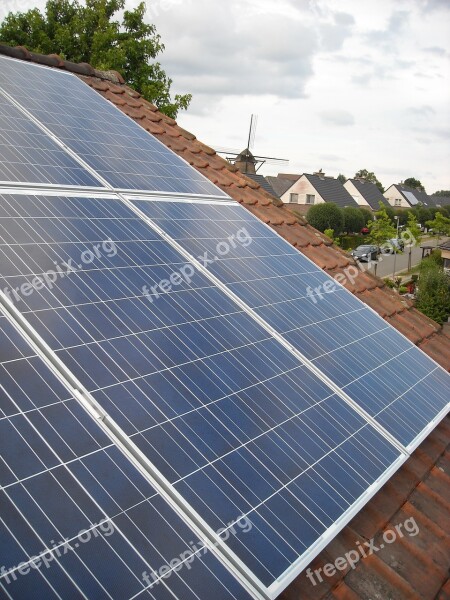 Solar Panels Green Energy Green Power Electricity Durable