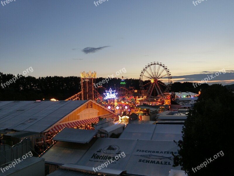 Folk Festival Regensburg Dult Autumn Ferris Wheel