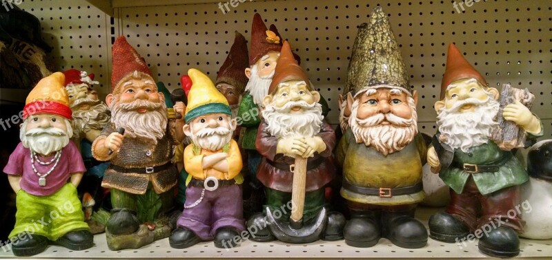 Gnomes Elves Garden Decorations Legend