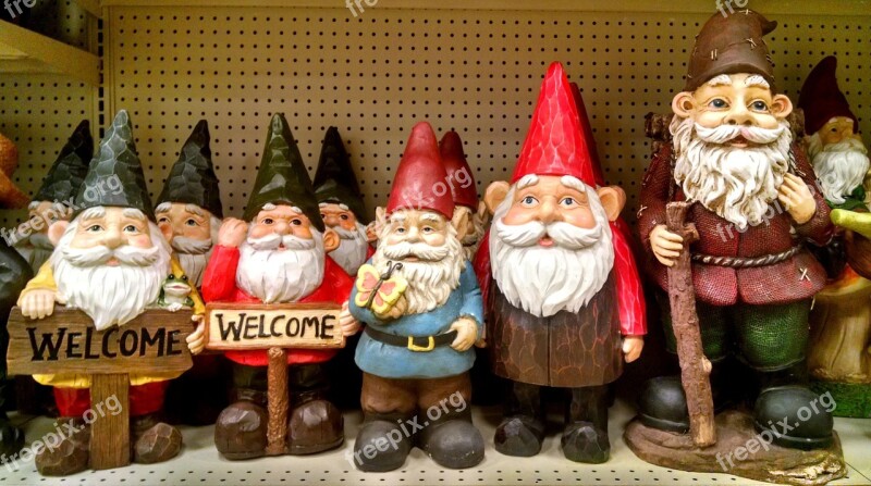 Gnomes Elves Garden Decorations Legend