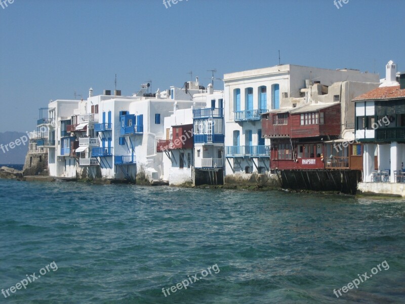 Mykonos Sea Cyclades Greek Island Mood