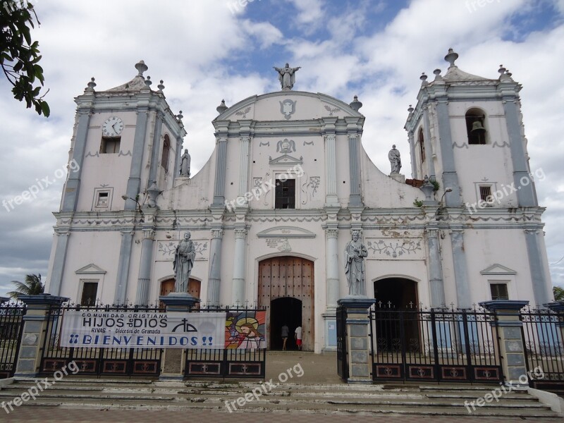 Church Rivas Nicaragua Central America Free Photos