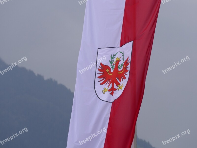 Flag Tyrol South Tyrol Italy Austria