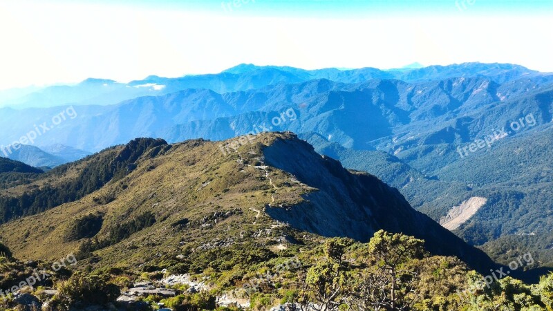 Mountain Mountain Road Taiwan Free Photos