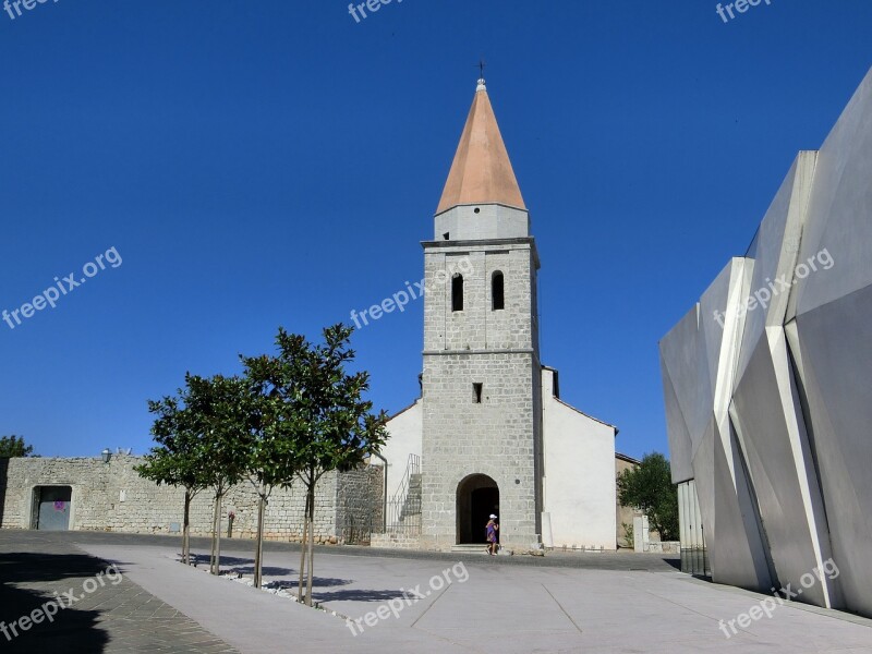 Church Krk Island Of Krk Croatia Holiday Island