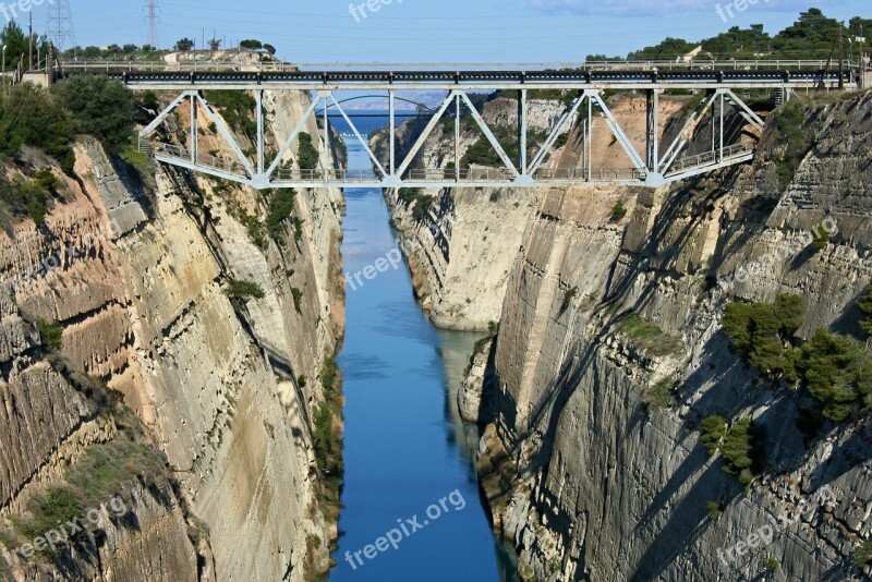 Corinth Korinth The Corinth Canal Canal Greece