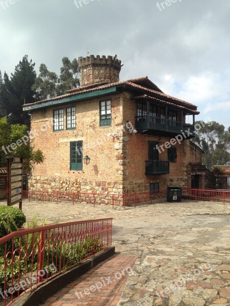 Home Tower Brick Architecture Montserrat