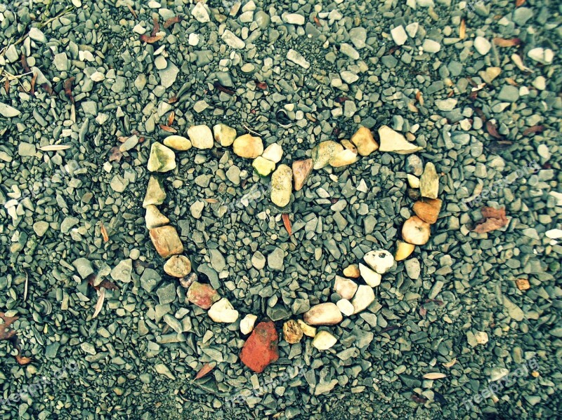 Heart Love Happiness Romantic Heart Of Stone