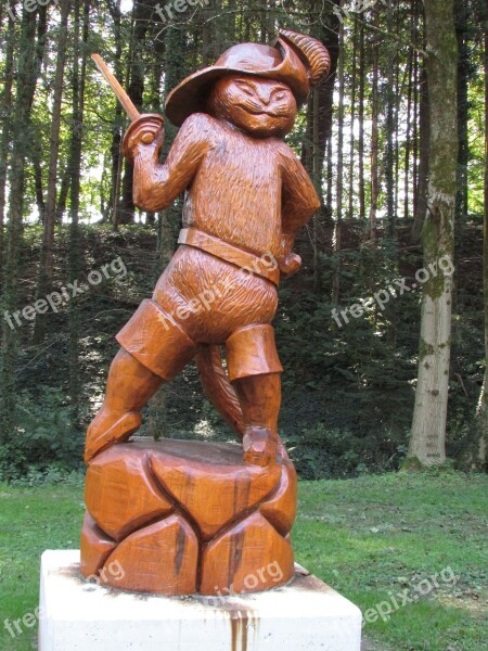 Park Carve Wood Art Sculpture