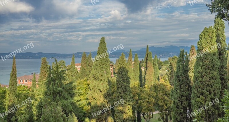 Sirmione Lake Garda Nature Italy Green