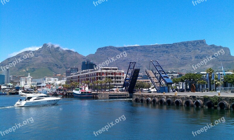 South Africa Cape Town Waterfront Table Mountain Travel