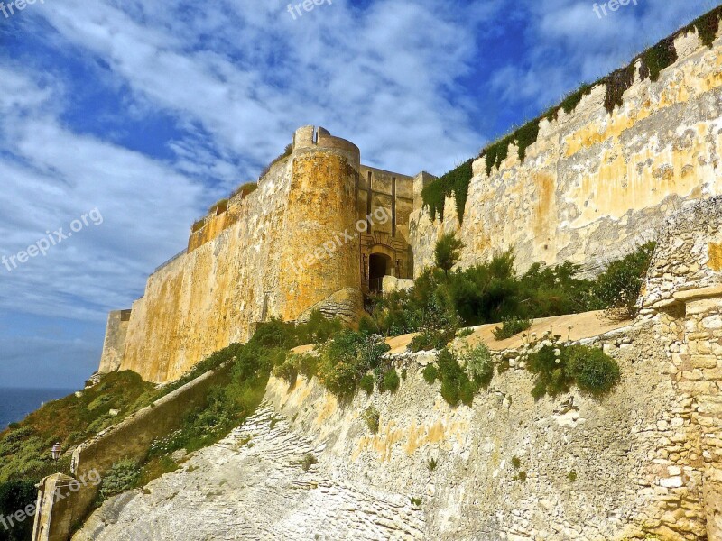 Citadel Fort Fortification Bonifacio Wall