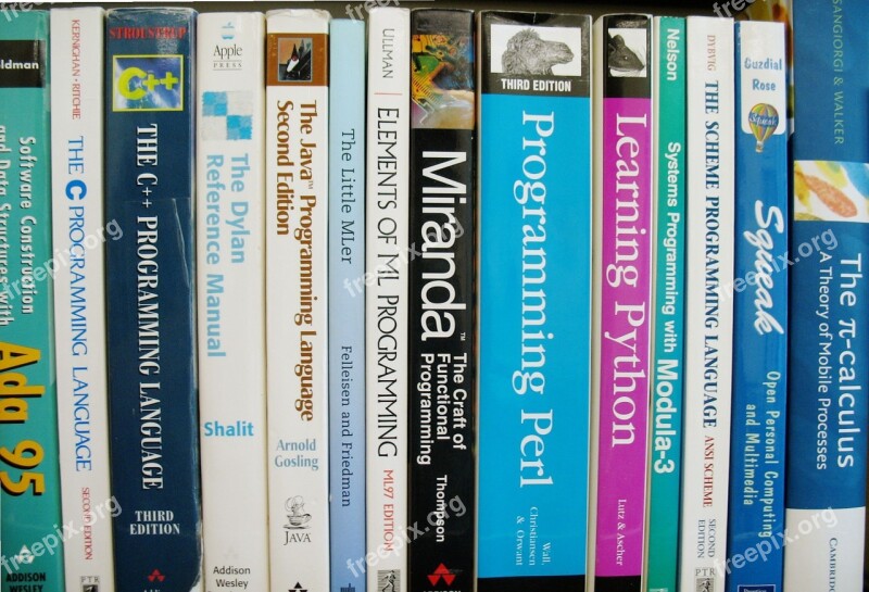 Books Bookshelf Computer Science Programming Computer Language