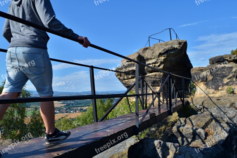 Rocks Bridge Walk Trip Rock