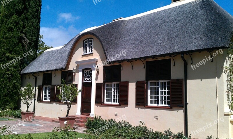 House Ried Roof Winery Is Located Ver Gel Gene South Africa