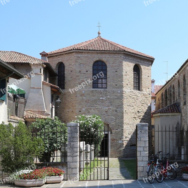 Grado Church Baptistery Historic Center Italy