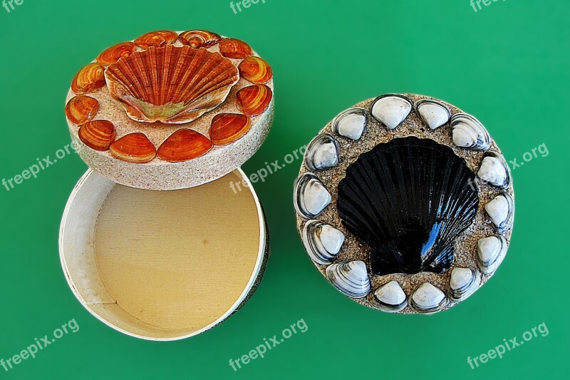 Crafts Sea Shells Boxes Free Photos