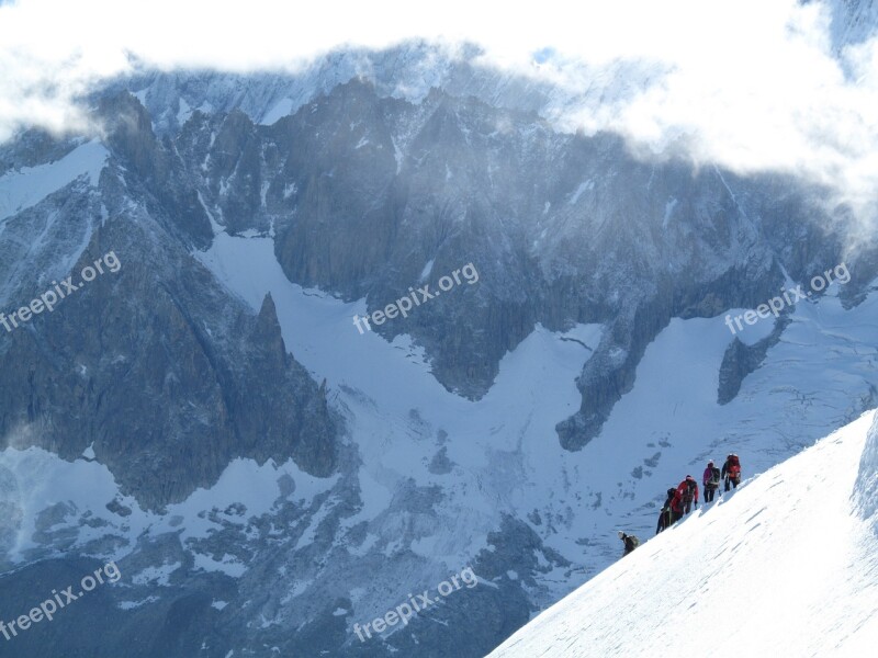 Mountain Snow Mountaineering Mountain Landscape Climbing