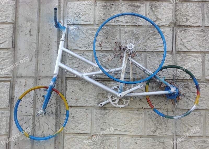 Bike Wheels The Act Of Art Installation Art Deco