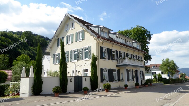 Hotel Black Forest Architecture Germany Free Photos