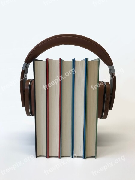 Headphones Audiobook Technology Multimedia Literature