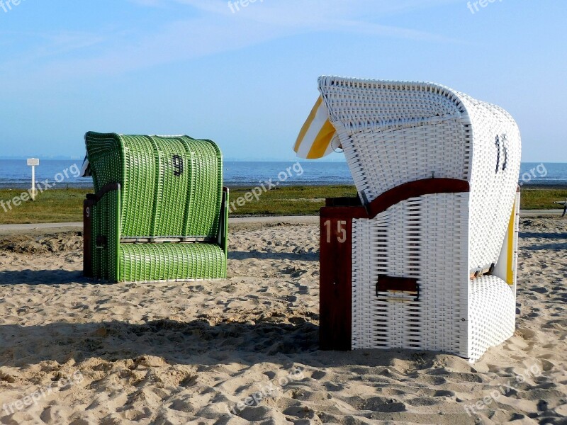 Dangast Jade Beach Chair Beach Coast