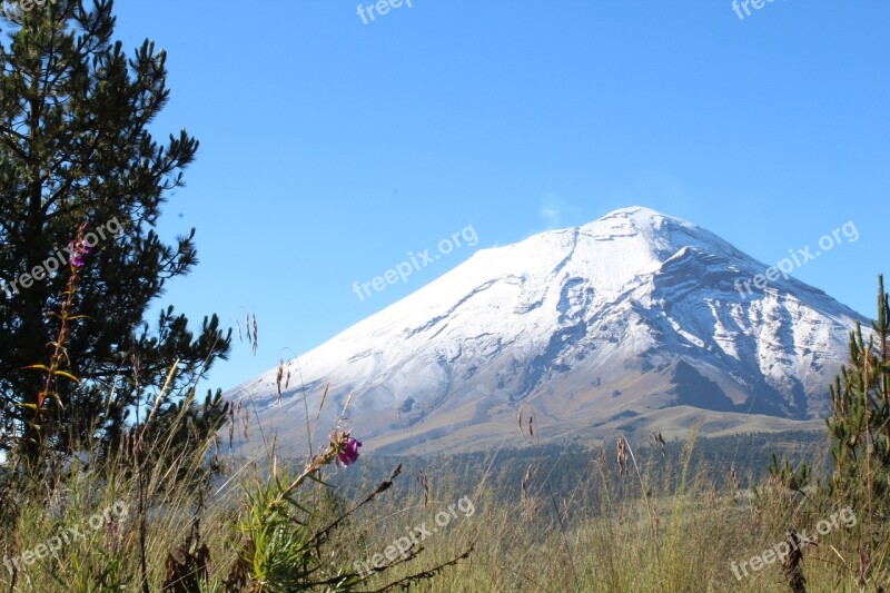 Popocatepetl Volcano Mexico Free Photos