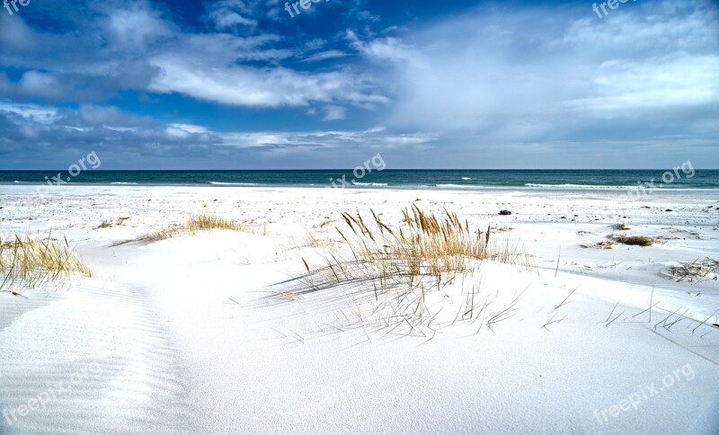 Denmark Baltic Sea Bornholm Beach Infinite Width