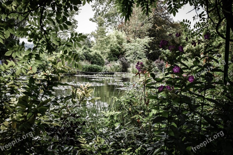 Nature France Landscape Monet Garden