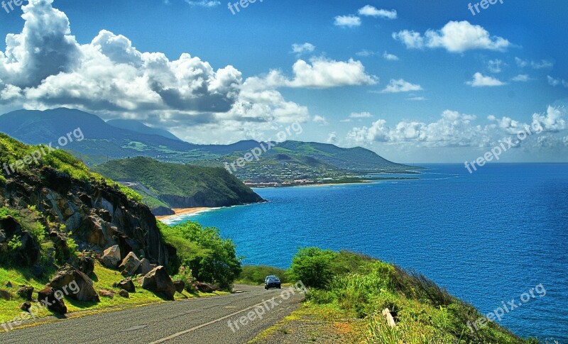 Saint Kitts Caribbean Tropical Island