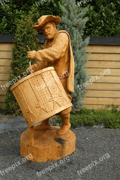 Woodcarving Character The Night Watch By Rembrandt Painting Sculpture