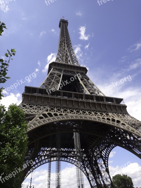 France Paris Eiffeltower Free Photos